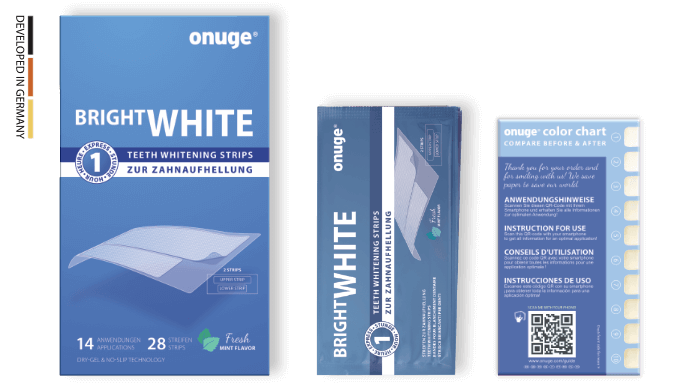 Onuge Bright White-Strips | 28 Streifen (14 Tage)