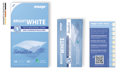Onuge Bright White Sensitive | 28 Streifen (14 Tage)