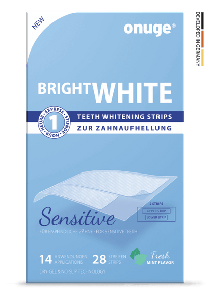 Onuge Bright White Sensitive | 28 Streifen (14 Tage)